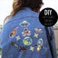 Set Of 25 Planetary Embroidery Iron-on Patches Carousel 4
