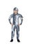 Armoured Knight Deluxe Costume Kids Jumpsuit Grey Carousel 1