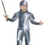 Armoured Knight Deluxe Costume Kids Jumpsuit Grey Carousel 4