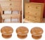 10 Pcs Round Wooden Drawer Cabinet Handles Mushroom Shape Furniture Handles Na Carousel 4