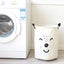 Wholesale Foldable Storage Basket Fabric Laundry Bag Drawcord Organizer Clothe Carousel 4