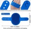 Rose Red Blue Dog Bath Brush Cat Comb 2 Pieces Silicone Rubber Dog Grooming Pu Carousel 2