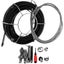 Drain Cleaner Machine Snake Electric 500W Plumbing Sewerage Pipe 66ft 20m Carousel 8