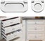 4pcs Pull Flush Cupboard Invisible Handles Horizontal Pulls Kitchen Cabinet Ha Carousel 4