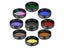 12Pcs / set 1 . 25inch Lens Filter Kit Nebula Filter Moon Sun Filter Carousel 1