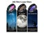 12Pcs / set 1 . 25inch Lens Filter Kit Nebula Filter Moon Sun Filter Carousel 5