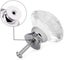 40mm Handles Knobs Transparent Diamond Crystal Glass Doors Cabinet Drawer Cupb Carousel 4