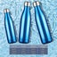 blue 1l Stainless Steel Water Bottle Double Wall Vacuum Insulated Metal Wat Carousel 3