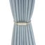 4 Pieces Magnetic Curtain Tiebacks Beige Color Braided Magnetic Curtain Buckle Carousel 1
