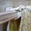 4pcs Self Adhesive Curtain Hook No Drilling Curtain Rod Holder Self Adhesive Carousel 4