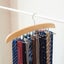 Pack Of 2 Chrome Plated Metal Hook Tie Holder Hangers Belt Organizer Acces Carousel 3