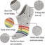 6 Pairs Casual Low Cut Ankle Socks Women Breathable Liner Short Crew Sneaker F Carousel 2