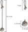 Set Of 2 grey Curtain Tiebacks With Large Hand Woven Cotton Woven Ball Outdo Carousel 3
