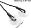 Travel Clothesline 2 Piece Portable Retractable Suction Cup Clothesline Cloth Carousel 2