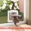 Pet Door 4 Way Locking Classic Cat Flap Easy Install Durable For Cats Tunn Carousel 4