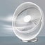 White Inch Silent Desktop Usb Fan Rechargeable Fan For Outdoor Home Travel 2 Carousel 1