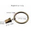Set Of 30 Bronze Curtain Rings With Clips/heavy-duty Decorative Metal Drape Cl Carousel 2