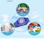 Alphabet Waterproof Kids Watch blue Quartz Movement 3d Cartoon Design Dig Carousel 3