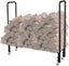 Steel Firewood Log Rack with Wheels Carousel 1