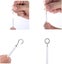 Curtain Cord 4 Meters Mesh Curtain Cord 8 Hooks Carousel 4