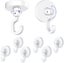 Self Adhesive Ceiling Hooks360 Rotating Waterproof Sticky Hooks Key Holder St Carousel 1