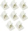 8 Pack Self Adhesive Curtain Rod Hooks Glazing Rods Self Adhesive No Drillin Carousel 1