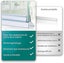 Shower Door Seal For 3m Shower Screen Extended Water Guide Ideal Shower Do Carousel 3