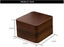 Square Wooden Ring Box For 2 Rings Jewelry Box Storage Handmade Engagement Wed Carousel 3