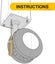 Wheels Heavy Duty Small Swivel Trolley Furniture Caster Wheel Diameter: 51mm Carousel 4