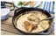 Cast Iron Paella Pan Skillet Fry Oven Safe Cooktop BBQ Grill Carousel 7