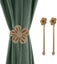 Magnetic Window Curtain Rope Holdbacks 2 Pieces Simple And Elegant Sunflower Carousel 1