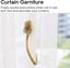 Magnetic Window Curtain Rope Holdbacks 2 Pieces Simple And Elegant Sunflower Carousel 4