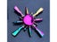 Finger Spinner Office Anxiety Relief Stress Gyro Flower / Tower / Spider Metal Carousel 7