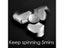 Hand Spinner Luminous Light Mute Bearing R188 Gift Box Alloy Metal Relief Carousel 5