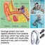 4 Pieces Swimming Nose Clip And Swimming Earplug Kits For Adults And Children Carousel 3