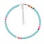 Set Of 5 picture Colors Beaded Anklets Boho Anklets Colorful Layered Beads Carousel 3