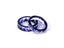 Design Gift Box Included Fashion Couples Gold And Silver Foil Ring Resin Ring Carousel 7