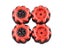 HOT 60mm Mecanum Wheel Omni Tire Compatible With TT Motor LEGOs For Arduino DIY Carousel 5