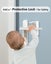 2-piece Child Door Lock Door Knob Lock No Drilling Required Non-marking 3m Carousel 2