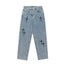 Prints Jeans Men 2023 New Streetwear Baggy Wide Leg Jeans Korean Carousel 1