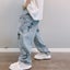 Prints Jeans Men 2023 New Streetwear Baggy Wide Leg Jeans Korean Carousel 5
