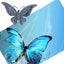 Rhinestone Butterfly Brooch Pin Blue Color Butterfly Brooches For Women Girls Carousel 5