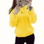 Winter Imitate Mink Hot Fleecing Female O-neck Long Puff Sleeve Carousel 1