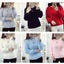 Winter Imitate Mink Hot Fleecing Female O-neck Long Puff Sleeve Carousel 3