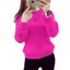 Winter Imitate Mink Hot Fleecing Female O-neck Long Puff Sleeve Carousel 4