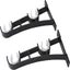 4 Drapery Rod Brackets Heavy Duty Metal Curtain Rod Bracket Double Curtain Ro Carousel 3