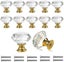 10 Pieces Door Knobs Handles Transparent Diamond Crystal Glass Doors Cabinet D Carousel 1