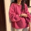 Fashion Harajuku Loose Long Sleeve Women Sweater Autumn Winter Carousel 2