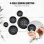 100pcs White Round Resin Button Sewing Buttons Sewing Buttons With 4 Eyes For Carousel 3