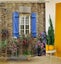 Garden Shower Curtain Outdoor 180 X 180cm With 12 Hooks. Waterproof Design And Carousel 4